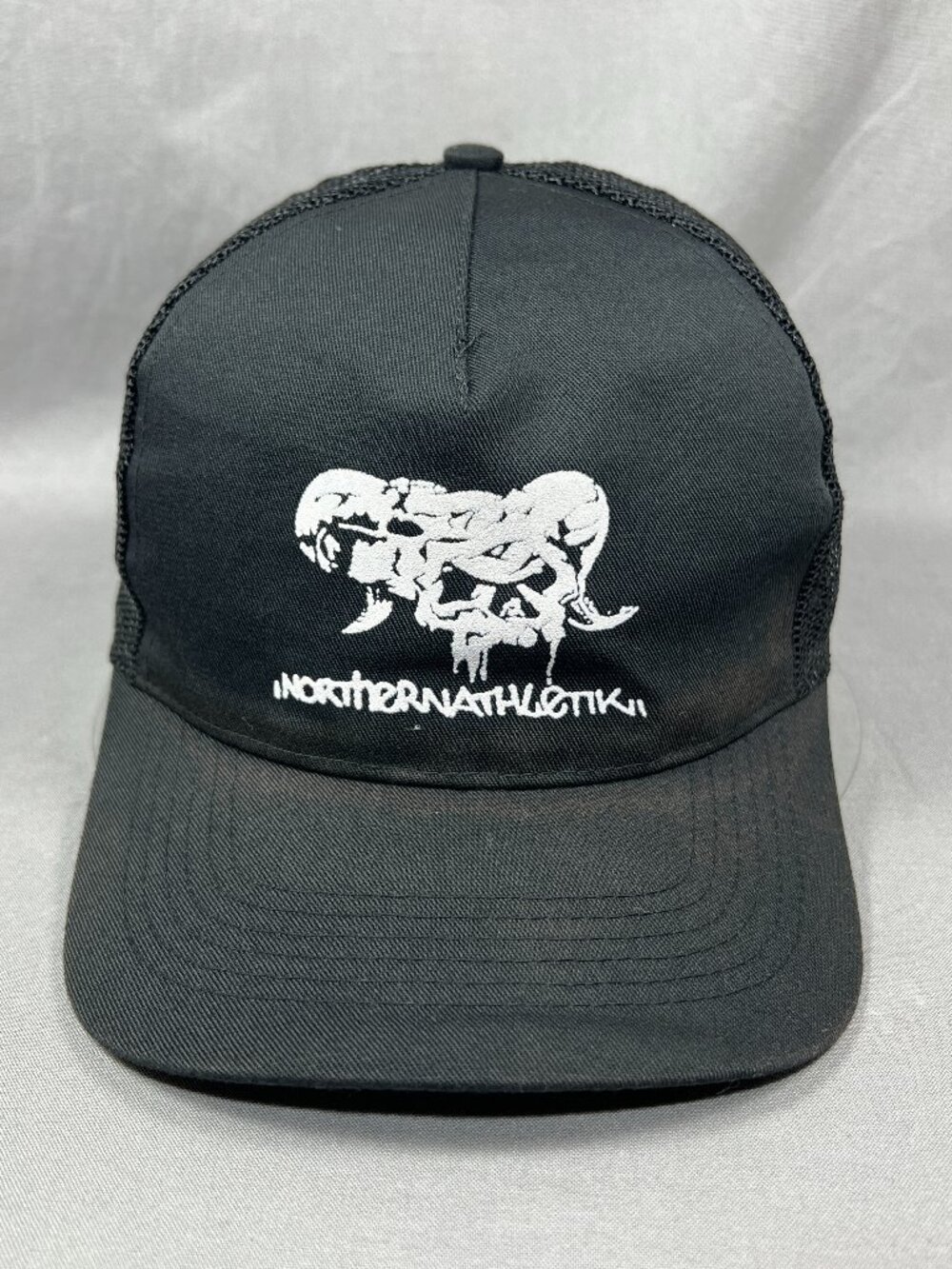 Vtg Northern Athletik Snapback Hat Black Skater Skateboard Milwaukee WI Mens 90s